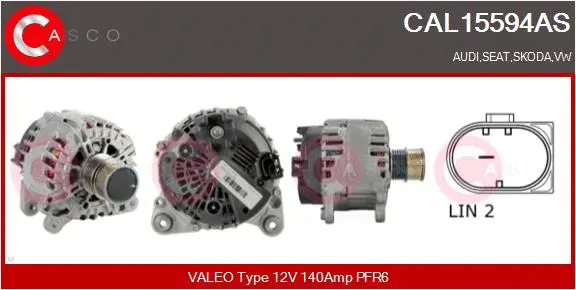 Alternator (CAL15594AS)