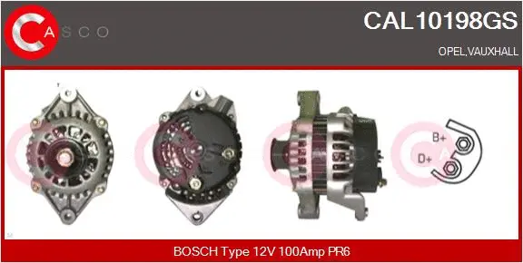 Alternator (CAL10198GS)