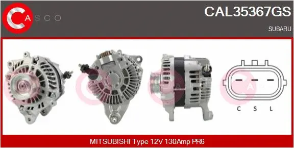 Alternator (CAL35367GS)