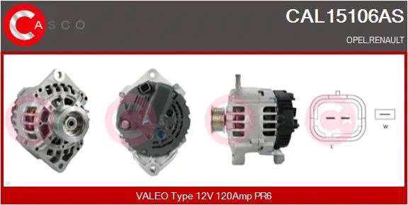 Alternator (CAL15106AS)