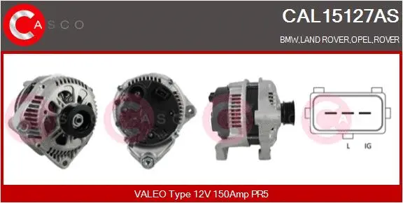 Alternator (CAL15127AS)