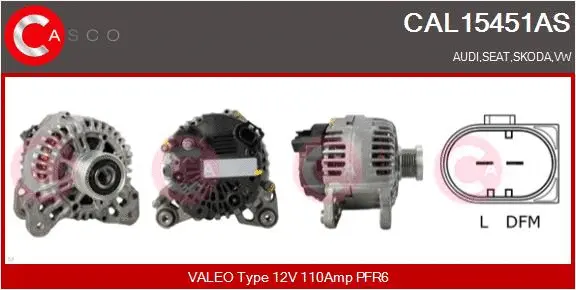 Alternator (CAL15451AS)