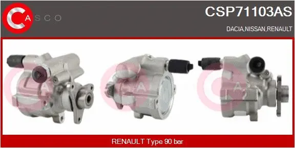 Hydraulic Pump, steering (CSP71103AS)