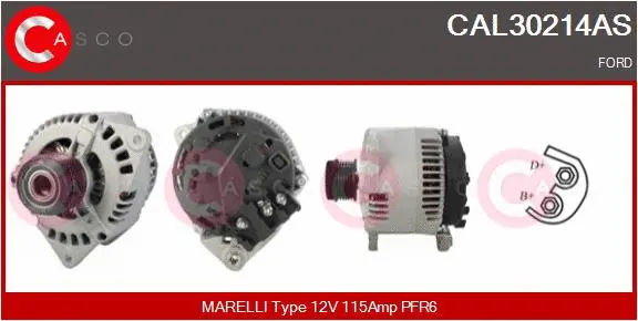 Alternator (CAL30214AS)
