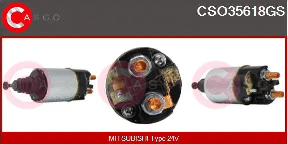 Solenoid Switch, starter (CSO35618GS)