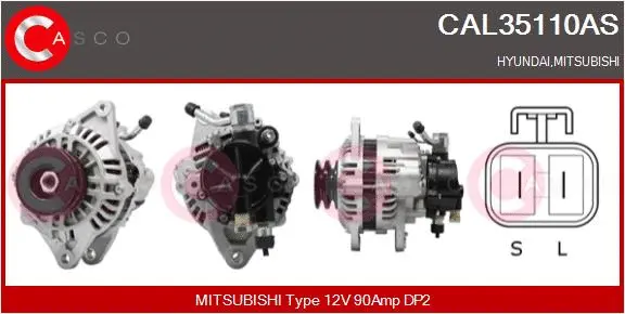 Alternator (CAL35110AS)