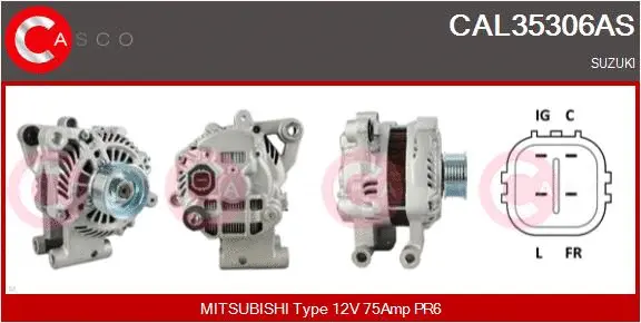 Alternator (CAL35306AS)