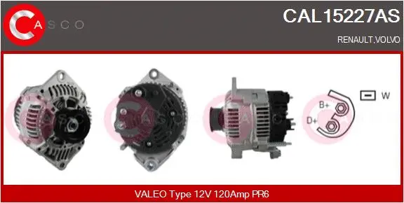 Alternator (CAL15227AS)