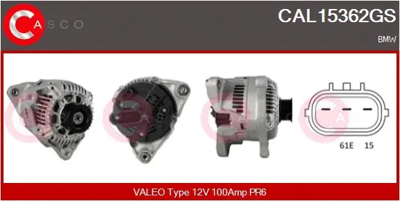 Alternator (CAL15362GS)