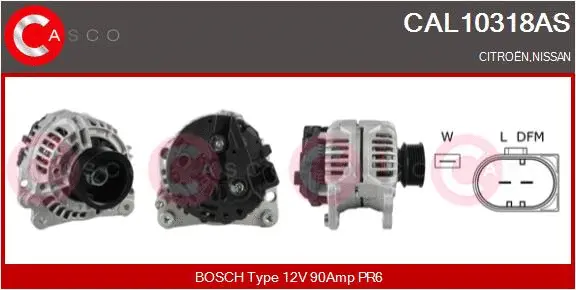 Alternator (CAL10318AS)
