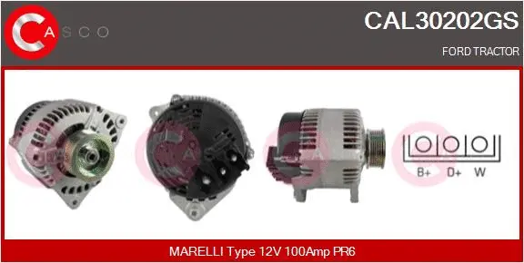Alternator (CAL30202GS)