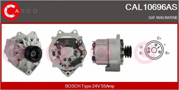 Alternator (CAL10696AS)