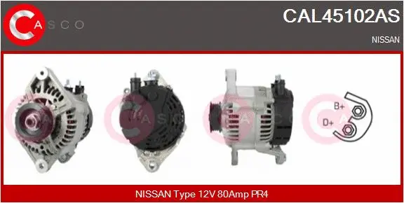 Alternator (CAL45102AS)