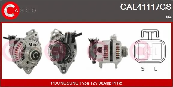 Alternator (CAL41117GS)