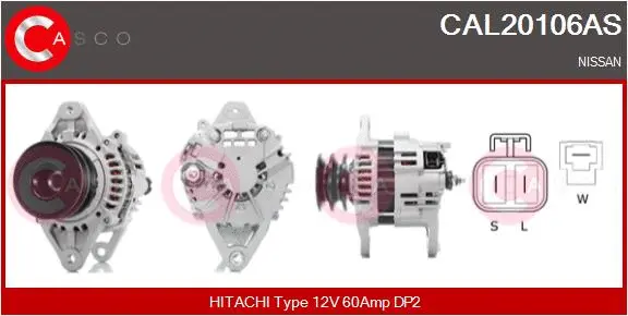 Alternator (CAL20106AS)