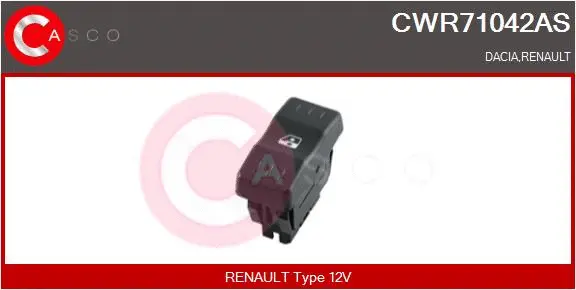 Switch, window regulator (CWR71042AS)