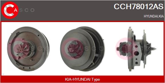 Core assembly, turbocharger (CCH78012AS)