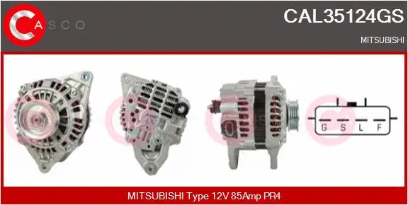 Alternator (CAL35124GS)