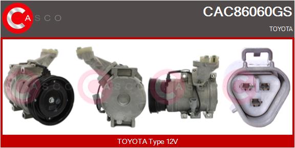 Compressor, air conditioning (CAC86060GS)