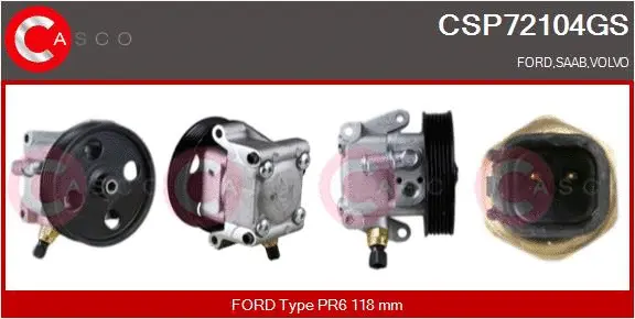 Hydraulic Pump, steering (CSP72104GS)
