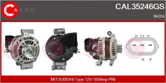 Alternator (CAL35246GS)
