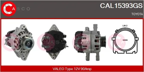 Alternator (CAL15393GS)