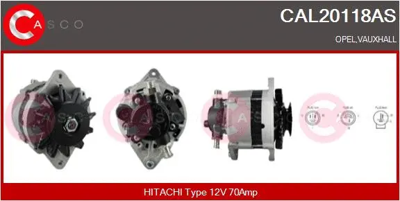 Alternator (CAL20118AS)
