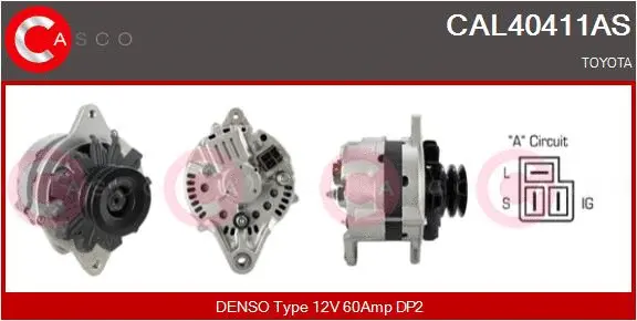 Alternator (CAL40411AS)