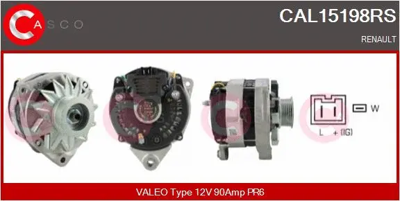 Alternator (CAL15198RS)