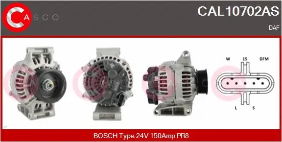 Alternator (CAL10702AS)