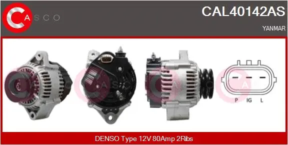 Alternator (CAL40142AS)