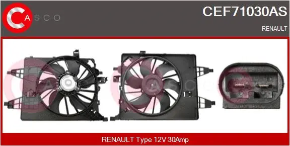 Electric Motor, radiator fan (CEF71030AS)