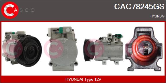 Compressor, air conditioning (CAC78245GS)