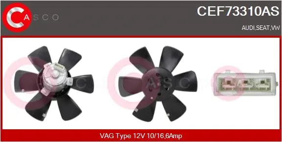 Fan, engine cooling (CEF73310AS)