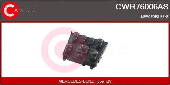 Switch, window regulator (CWR76006AS)