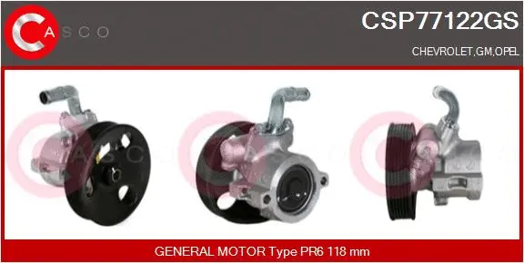 Hydraulic Pump, steering (CSP77122GS)
