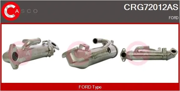 Cooler, exhaust gas recirculation (CRG72012AS)