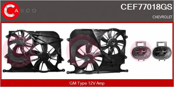 Electric Motor, radiator fan (CEF77018GS)