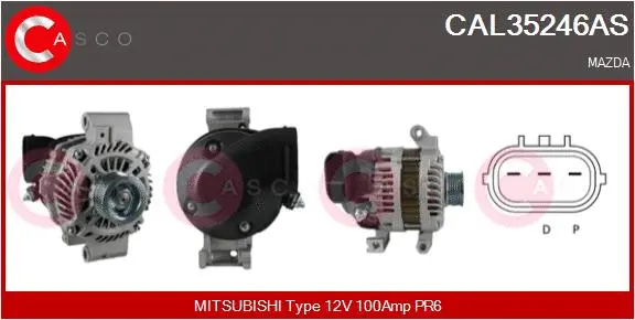 Alternator (CAL35246AS)