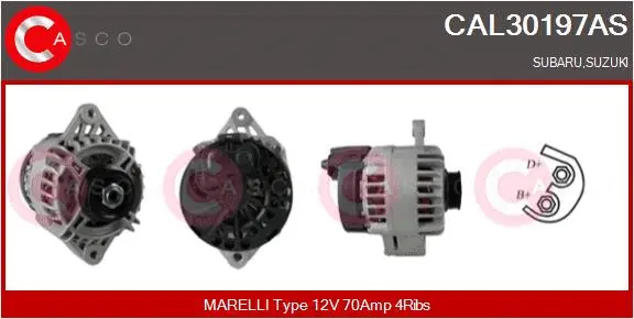 Alternator (CAL30197AS)