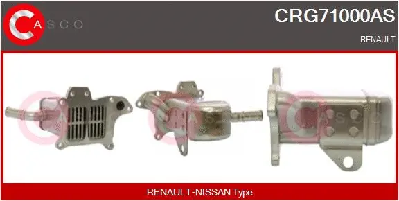 Cooler, exhaust gas recirculation (CRG71000AS)