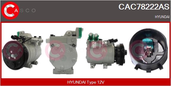 Compressor, air conditioning (CAC78222AS)
