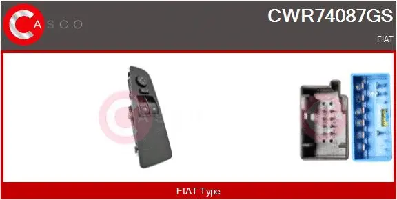 Switch, window regulator (CWR74087GS)