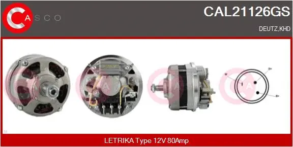 Alternator (CAL21126GS)