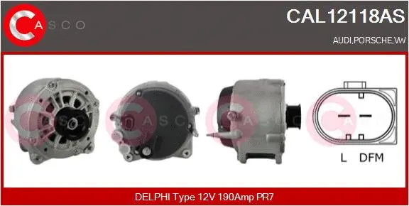 Alternator (CAL12118AS)