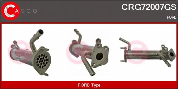 Cooler, exhaust gas recirculation (CRG72007GS)