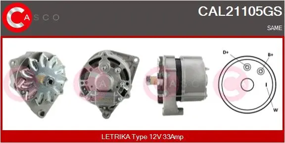 Alternator (CAL21105GS)