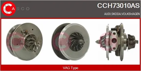 Core assembly, turbocharger (CCH73010AS)