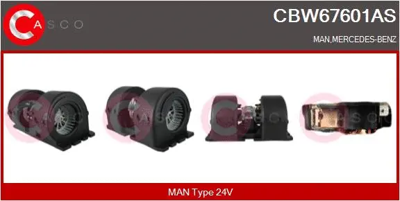 Interior Blower (CBW67601AS)