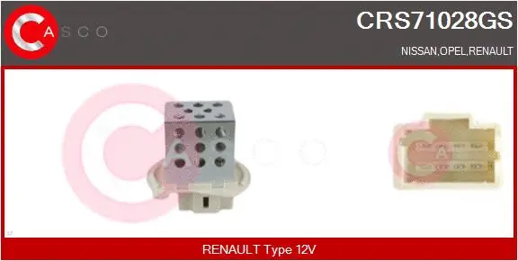 Resistor, interior blower (CRS71028GS)
